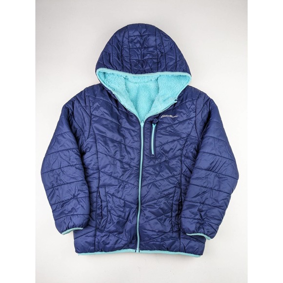 Eddie Bauer Reversible Puffer/Fleece Coat